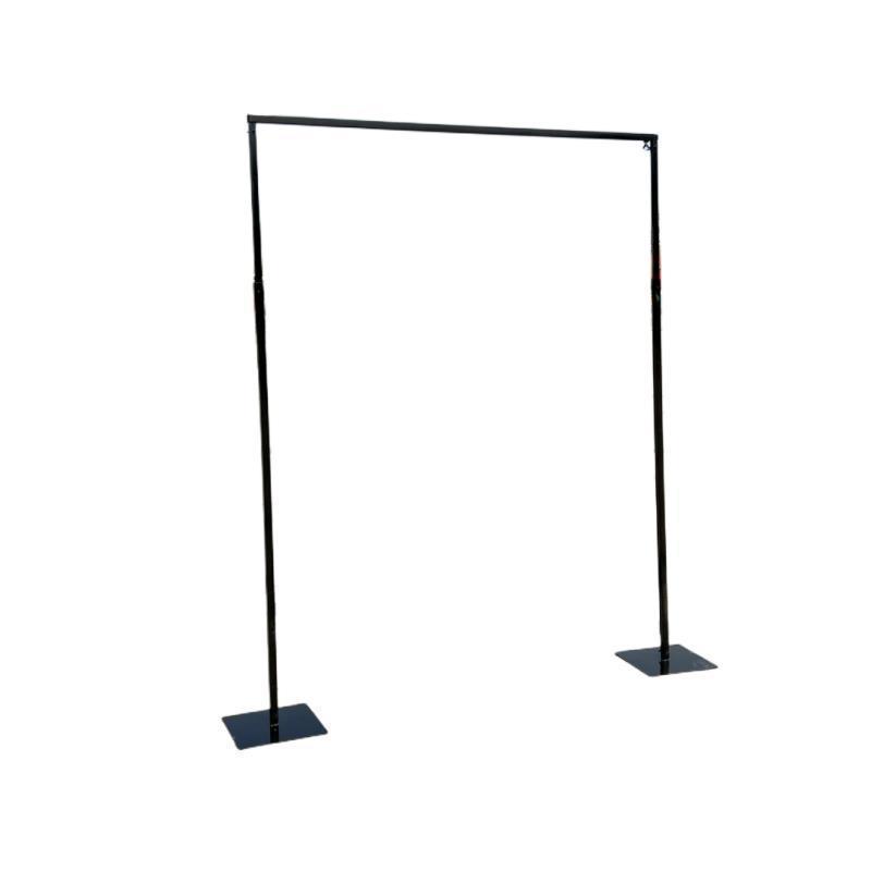 Gold Wrought Iron Square Arch Telescopic Shelf Wedding Stage Decoration