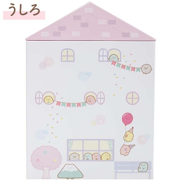 San-X Sumikko Gurashi Mini Plush Toy Set of 12 In Sumikko Mini House Case (Pink) + Loco Neko Card