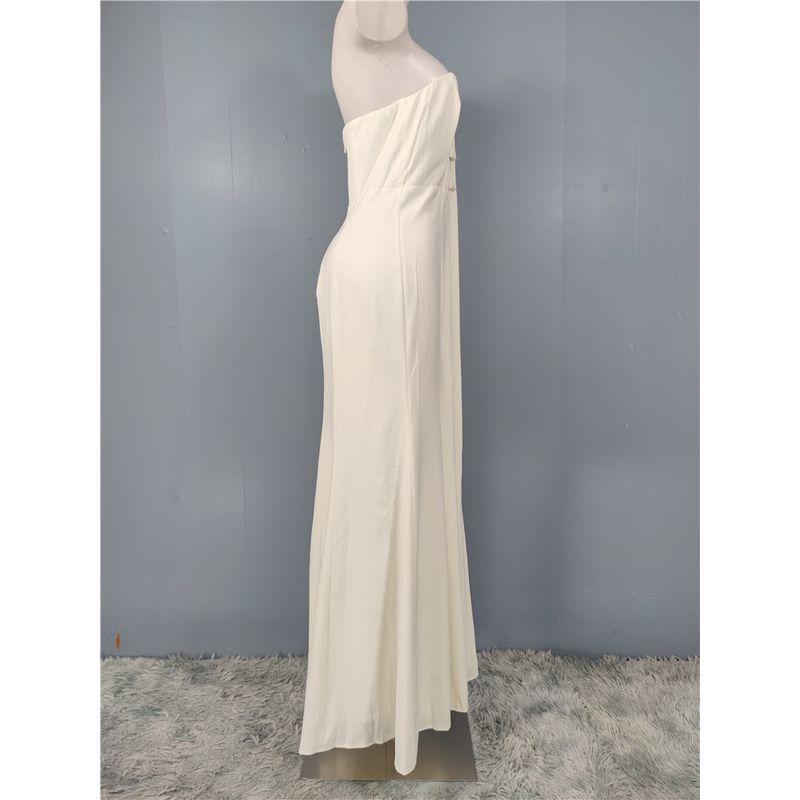 Export Single Lu's Summer New Arrival Bandeau Sexy Elegance Beautiful Bows Elegant Light Wedding Dress License Dress