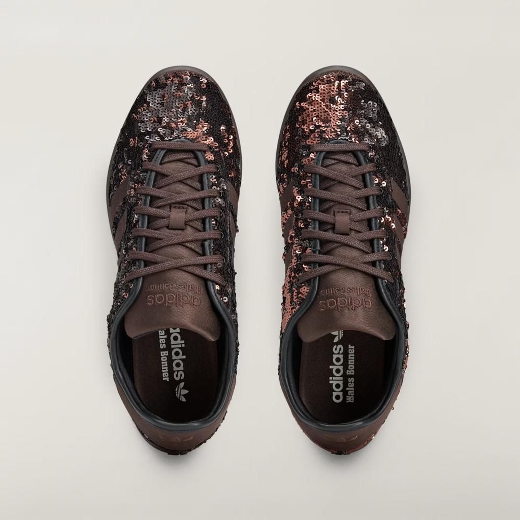 KH8798 Wales Bonner adidas Originals Karintha Low Sequin Dark Brown (Men's)
