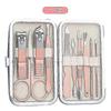 2025 Manicure Set, Mini Nail Clippers, Travel Set, Grooming and Pedicure Tools, 10 Pieces, Stainless Steel Grooming Set