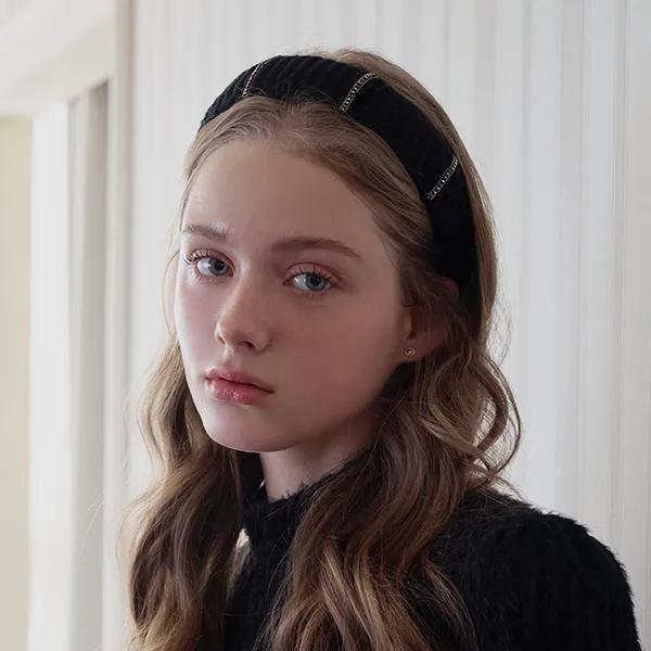 Crystal Waffle Knit Hairband LFHB0783