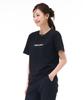 CHASECULT Women'S Essential Lettering Short Sleeve T-Shirt - Black