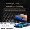 Leather Car Trunk Mats For MG GT Sedan 2015-2018 Rear Trunk Floor Mat Tray Carpet Mud