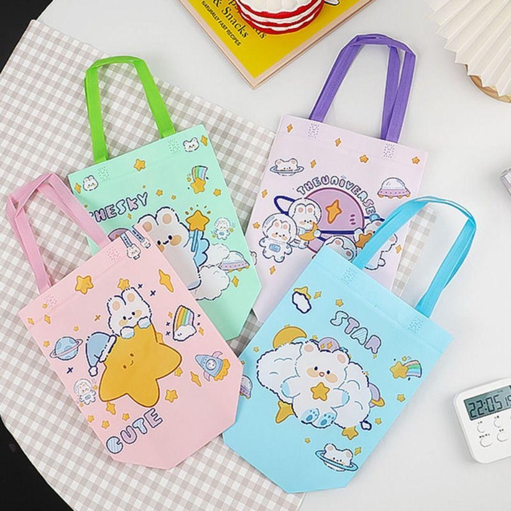 Non-Woven Non-woven Handbag Cartoon Shopping Bag Durable Children Tote Bag
