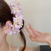 Sweet Simulation Flower Hair Fork Cloth Side Clip New Flora Hair Stick  Bridesmaid