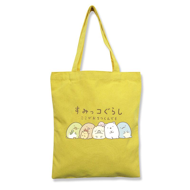 Corner Creature Cute Canvas Bag Tote Bag Printed Cloth Bag Shopping Tote Bag