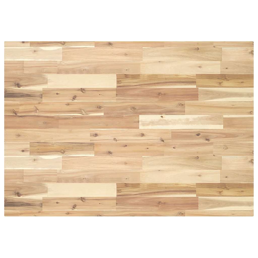 Vidaxl Tabletop, Rectangular, 120X70X4 Cm, Solid Acacia Wood