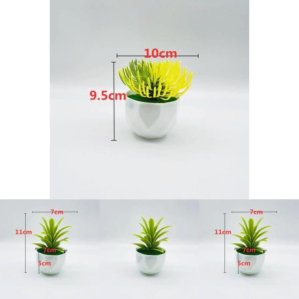 Plastic Succulent Fake Plant Pot For Home Decor And Gift