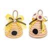 Bee Skep Honeycomb Festive Decor In Jute Material For Celebrations And Parties