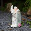 Handcrafted Religious Link Monument Cemetery Ornament Detailed Angel Figure Underweight Resin Sculpture For Gardens