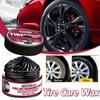 Premium Tire Renewal Wax-Long-Lasting Shine Anti-Dust Protection Prevents Aging&Cracking Car Wheel Polish Restorer All Vehicles