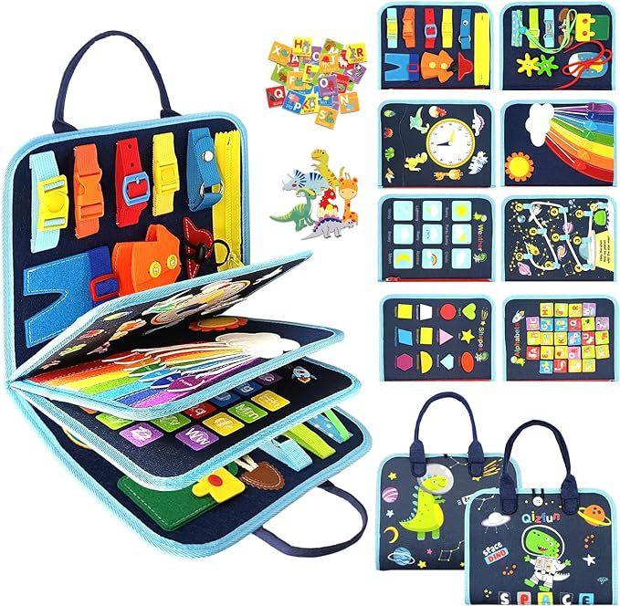 Baby Life Skills Practice Board Children'S Felt Early Education Board Children'S Felt Busy Edition Felt Learning Board