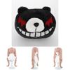 Stunning Danganronpa Junko Enoshima Cosplay Wig With Cute Bear And Bunny Hairclips