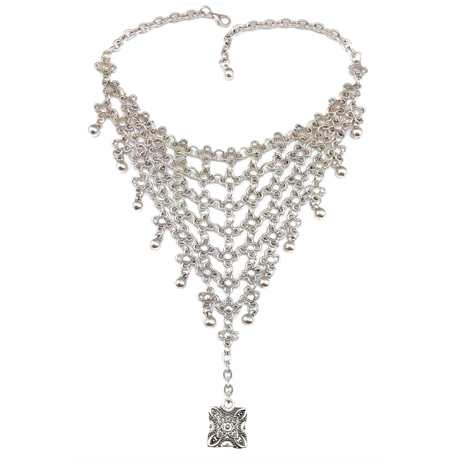 Богемный Винтажный Полый Цветочный Браслет на Палец для Женщин Фестивальный Турецкий Рабский Браслет Пляжный Цыганский Племенной Браслет Сексуальные Украшения