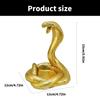 2025 Snake New Years Figurines Statue Handcraft Resins Cobras Decoration Fun Desk Ornament New Years Decoration