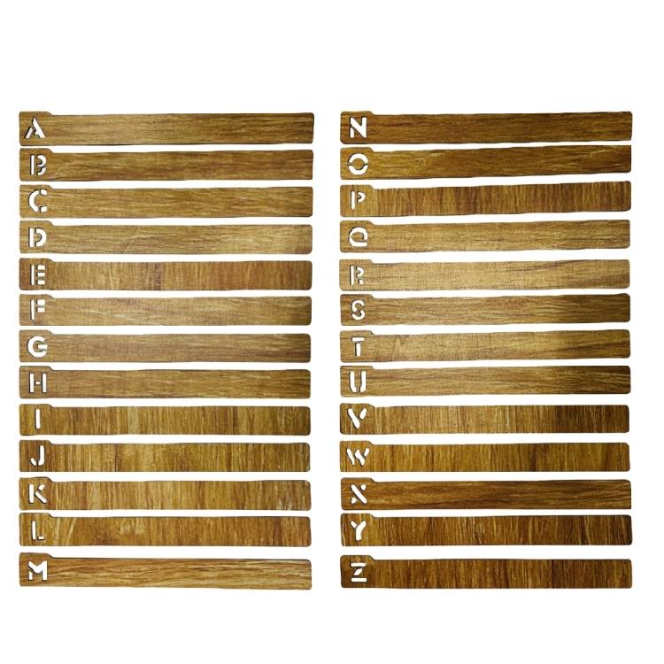 

4Pcs Hollow Letter Bookmarks Page Markers for Book Lover Writer Teacher Student,Christmas Stocking Fillers 1