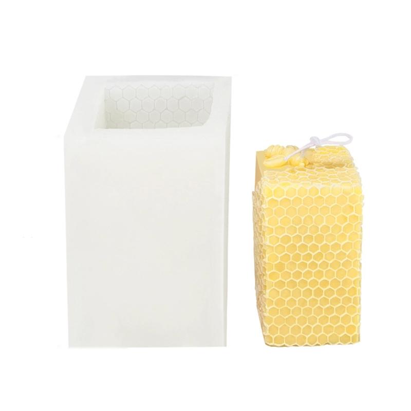 

Hexagon Beehive Silicone Molds Honeycomb Candle Molds for Making Beeswax Candles Soaps Lotion Bars Bath Bombs Plaster 1