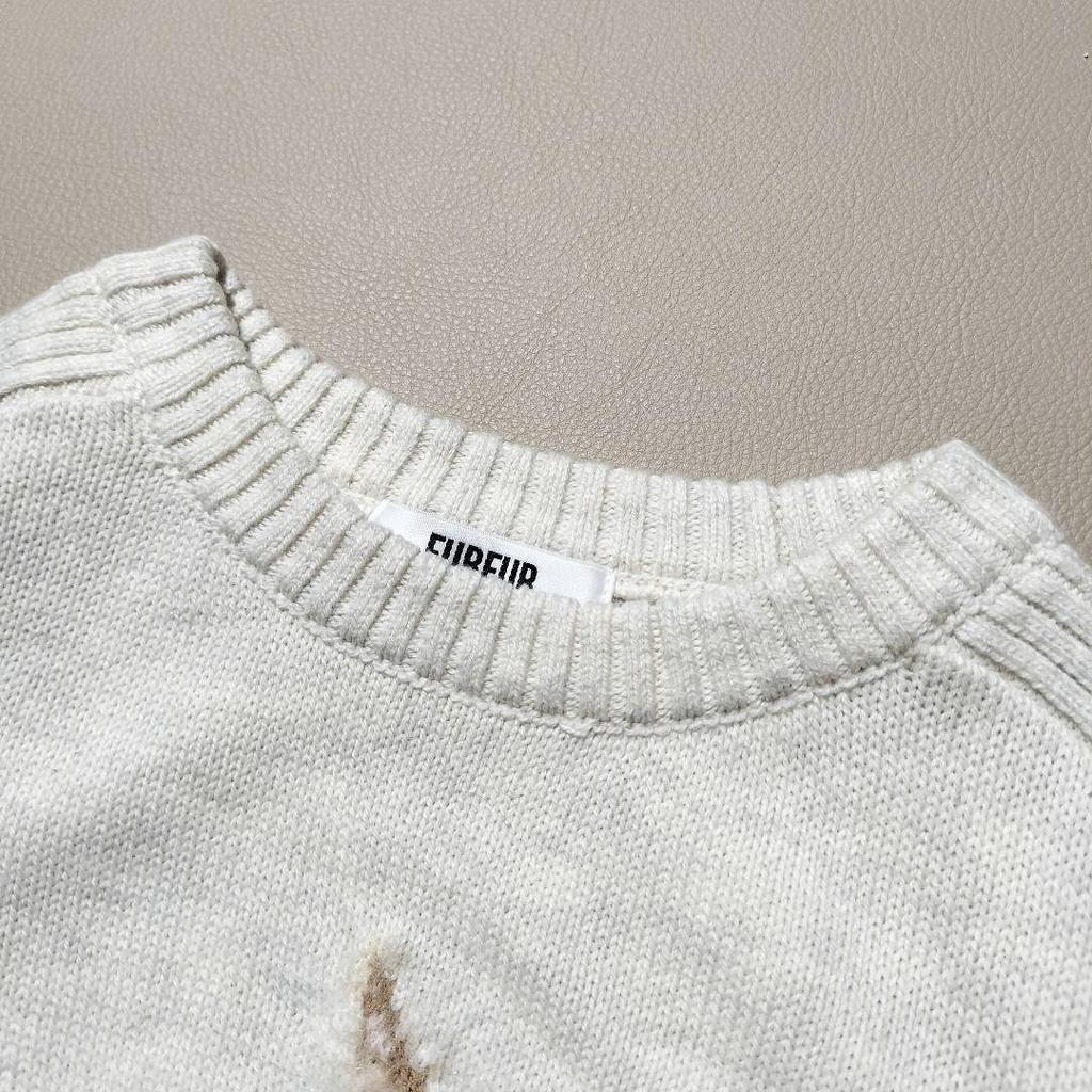 [USED] Excellent condition FURFUR collaboration "Ru" jacquard knit cat