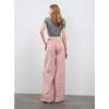 Sancai 2025 Spring High-Waisted Loose Cargo Parachute Pants