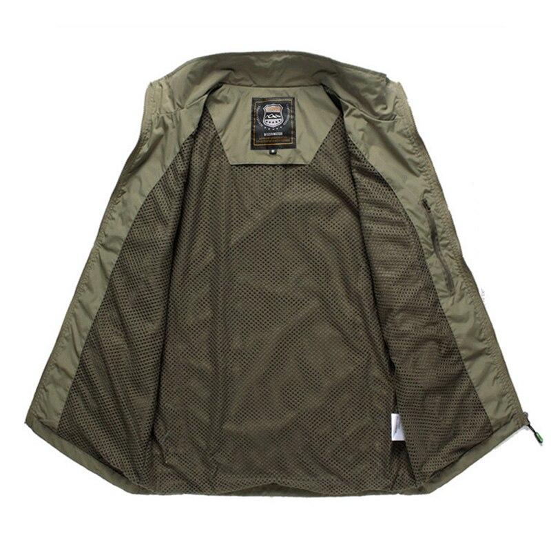 Mens Vests Mesh Vest Sleeveless Jackets
