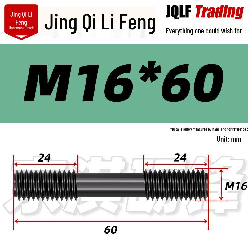 High-Strength Double-Ended Stud Bolt M12-M18 | Grade 8.8 Mold & Press Screw Rod