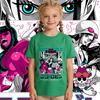 One Piece Robin Anime Print Boys Girls Cotton T Shirt Casual Short Sleeve Kids Summer Top Soft Breathable Daily Wear