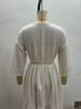 Patchwork Beach Vacation Hollow Out Dress
