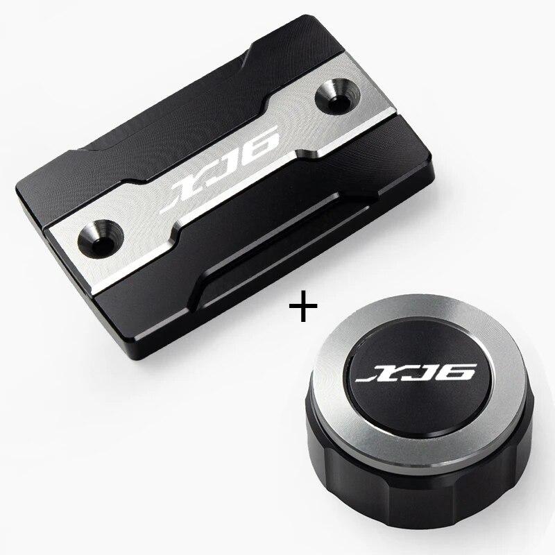 

Для Yamaha XJ6 XJ6F XJ6N DIVERSION2010 2011 212 2013 2014 мотоцикла передняя и задняя крышка тормозной жидкости, защитный чехол, аксессуары A set of titanium