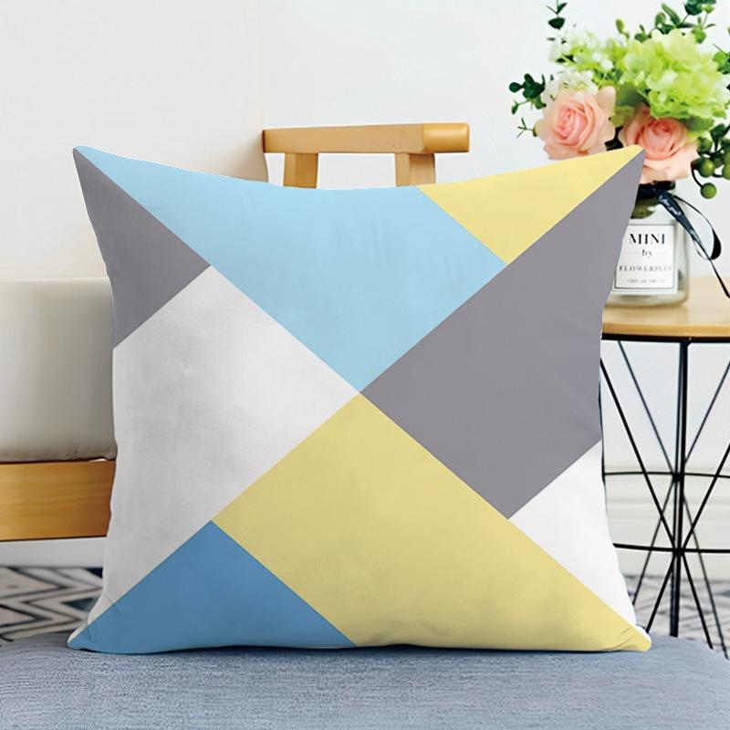 Спальня Гостиная Квадратная Подушка Наволочка Простая Геометрический Принт Декоративная Наволочка 40x40cm 537₽