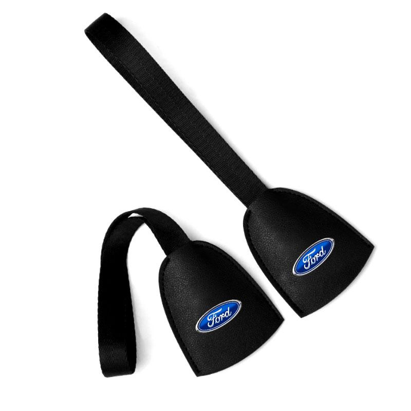 1/2ks Kožené háčky na opěradlo sedadla do auta Přenosný závěsný stojan na tašky Pro Ford Focus Mondeo Kuga Fiesta MK7 Escort Explorer Edge 2 4 MK2 MK4