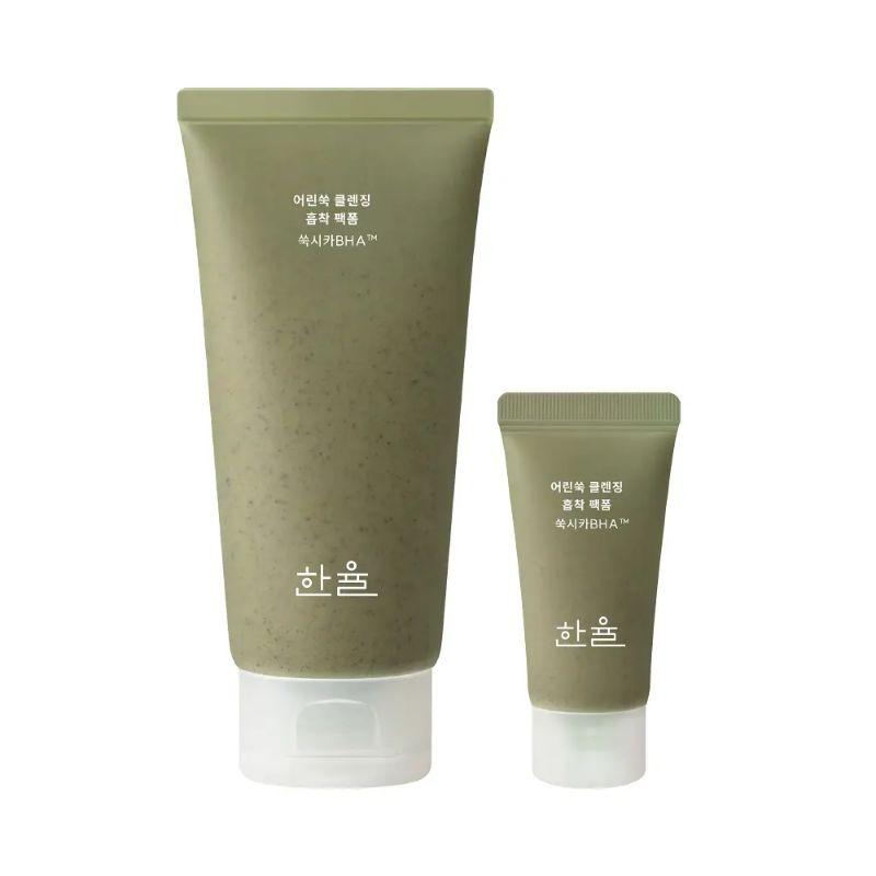Hanyul Mugwort Pore Sebum Absorbing Clay Foam Cleanser Deep Cleansing & Pore Care 120ml