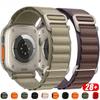 Alpine Strap for Apple Watch Bands 44mm 40mm 49mm 45mm 41mm 38mm 42mm Nylon Bracelet Iwatch Ultra 2 Series 9 3 4 5 6 7 8 SE Belt