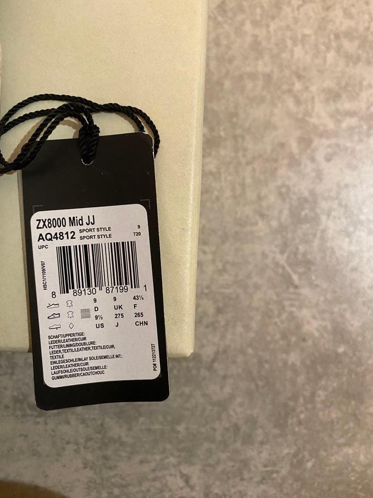 [USED] Adidas Juun.J Collaboration ZX8000 AQ4812