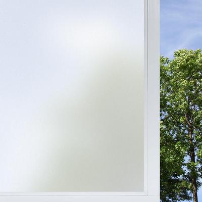 Película para Ventana de Vidrio Esmerilado Película de Privacidad Anti UV, Película de Privacidad para Ventana Esmerilada Sin Adhesivo, Película de Privacidad para Ventana para Baño Hogar