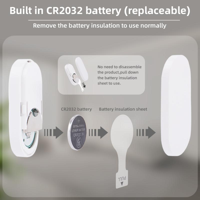 Tuya ZigBee Smart Temperature Sensor and Humidity Sensor with Battery Indoor Thermometer Monitor Work With Alexa Google Home