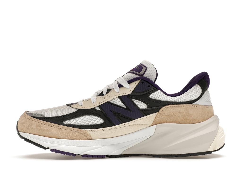 New Balance 990v6 Κατασκευασμένο στις ΗΠΑ Λευκό Μαύρο Δαμάσκηνο - U990WB6