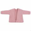 Neugeborenen-Puppe Kleidung, Weißer Strickcardigan für 30-45cm Baby-Puppen, Modisches Outfit Mädchen,