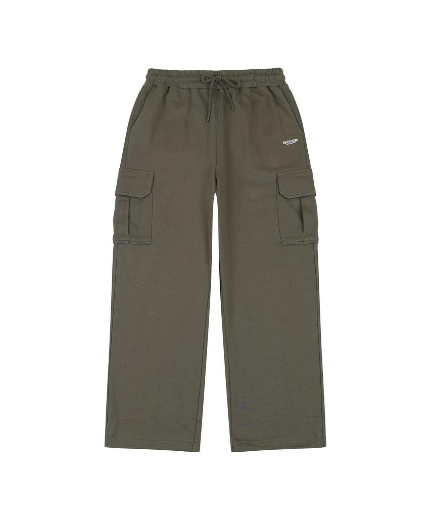 OUTDOOR PRODUCTS Basic Cargo Sweat Pants (Khaki)