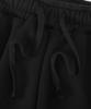 Lekim Fur Flare Sweatpants (Black)