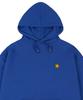 [Unisex] Yellow Odd Flower Embroidered Hoodie_Cobalt Blue