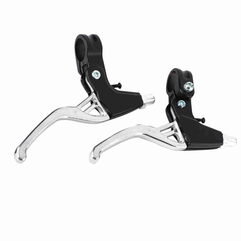 1 Pair Aluminum Alloy Bicycle Brake Levers 4 Finger Grip Bike Brake Handle  ,Most Bicycle