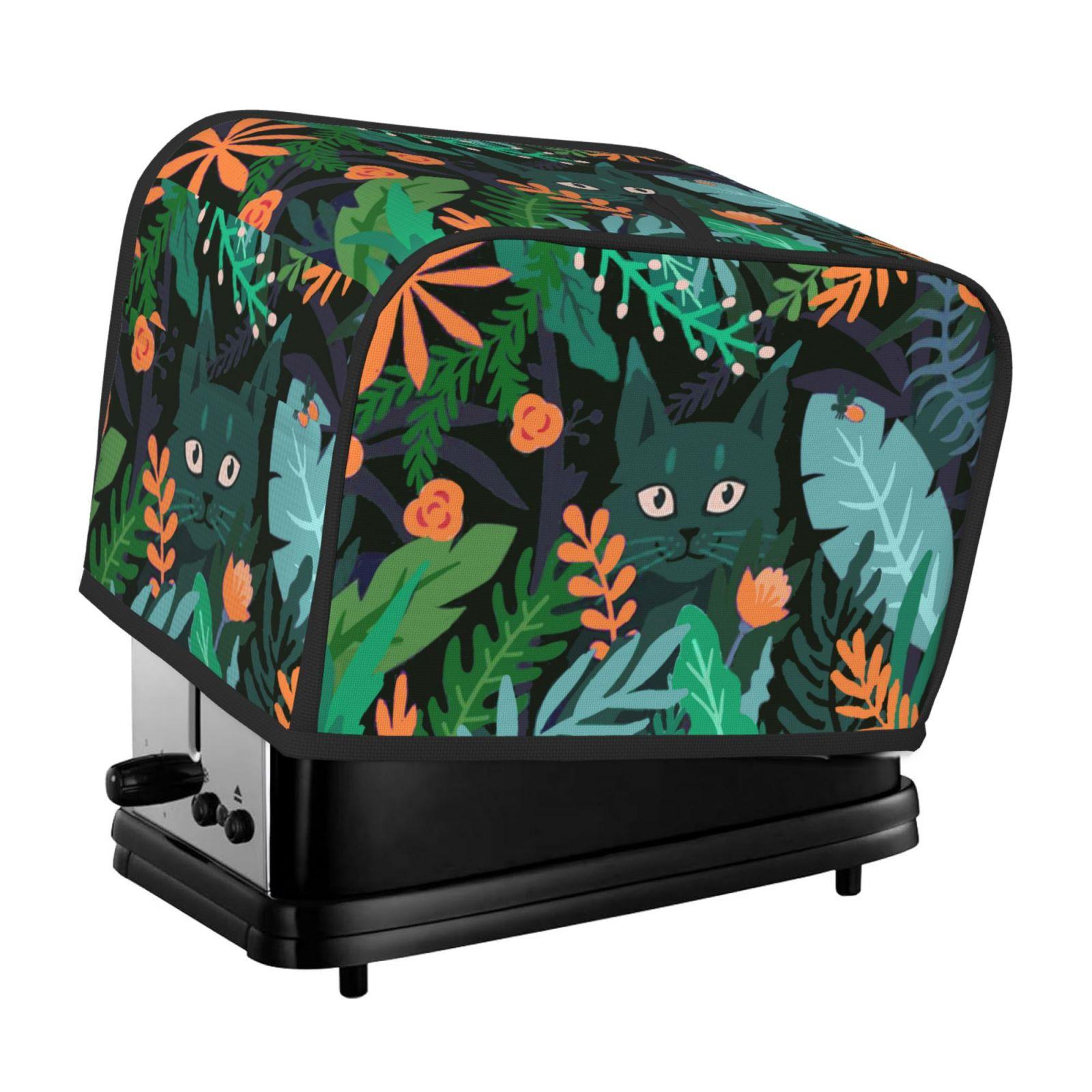 Katzen Toasterabdeckung Toaster Schutz Backform Schutz Gerät Staub Maschine Waschbar Toaster Maschine Abdeckung Dropshipping 19x20x29cm