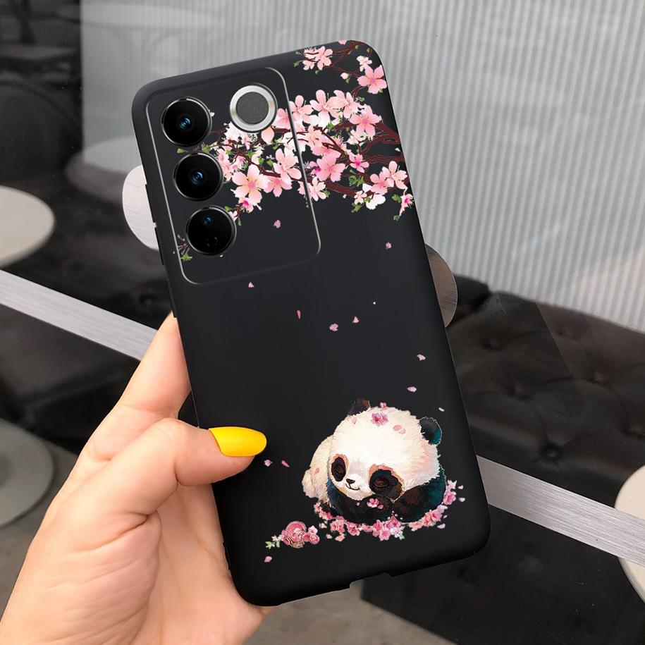 For Vivo V27 Pro Case Vivo V27e Back Cover Fashion Candy Color Painted Funda For Vivo V27 5G V 27e V27Pro V2237 V2230 Soft Shell