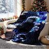 Jujutsu Kaisen Muster Decke für Heimdekoration, Bett, Sofa, Autoreise, Camping, Geeignet für alle Jahreszeiten, Geburtstags-Weihnachtsgeschenk