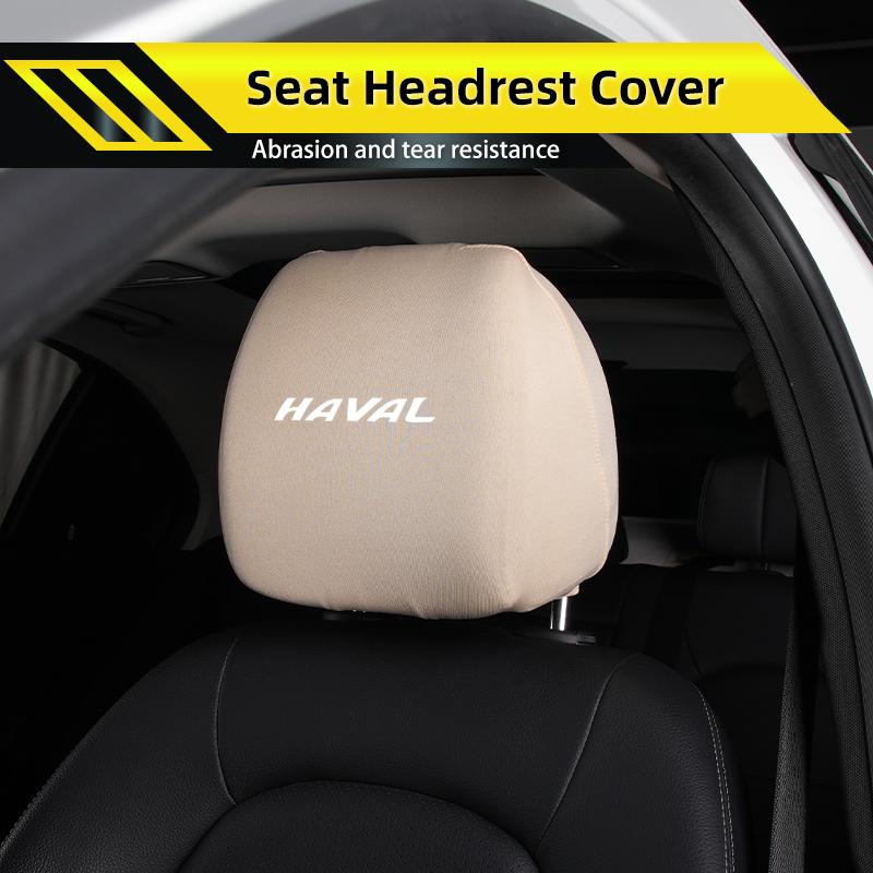Car Seat Headrest Cover Cotton Dustproof Protector Cover Headrest Decoration Accessories For Great Wall Haval F7 H6 H2 H3 H5 H7