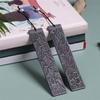 M-Modern-2Pcs Elegant Chinese Mahogany Carved Bookmarks, Retro Chinese Sandalwood Beautifully Carved Bookmarks