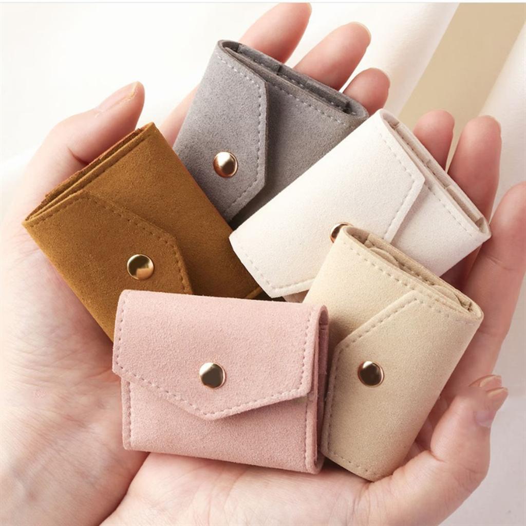 Elegant Small Jewelry Storage Bags Charming Jewelry Holder Pouches Earrings Container for Earrings and Necklaces