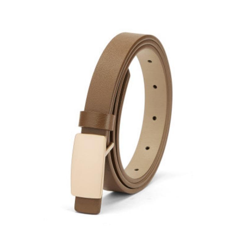 

Women S Belt Smooth Buckle New Thin Belt Women S Dress Decorative Skirt Versatile Women S Pants Women S 105cm
