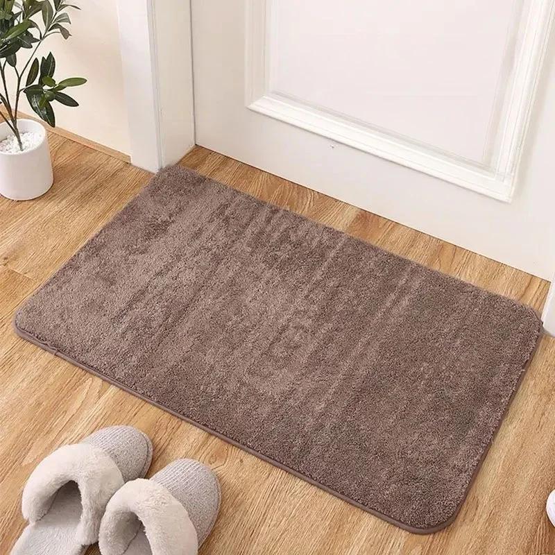 Bathroom absorbent mat quick drying non slip floor mat toilet rug carpet door mat bathroom bedroom carpet